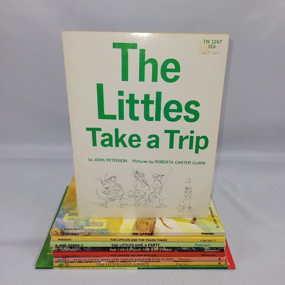 John Peterson The Littles Vintage 9 Softcover Children's Book Lot - Picture 1 of 2